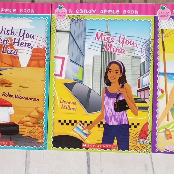 2/$25 Scholastic Candy Apple Books Set of 3 - Picture 4 of 11